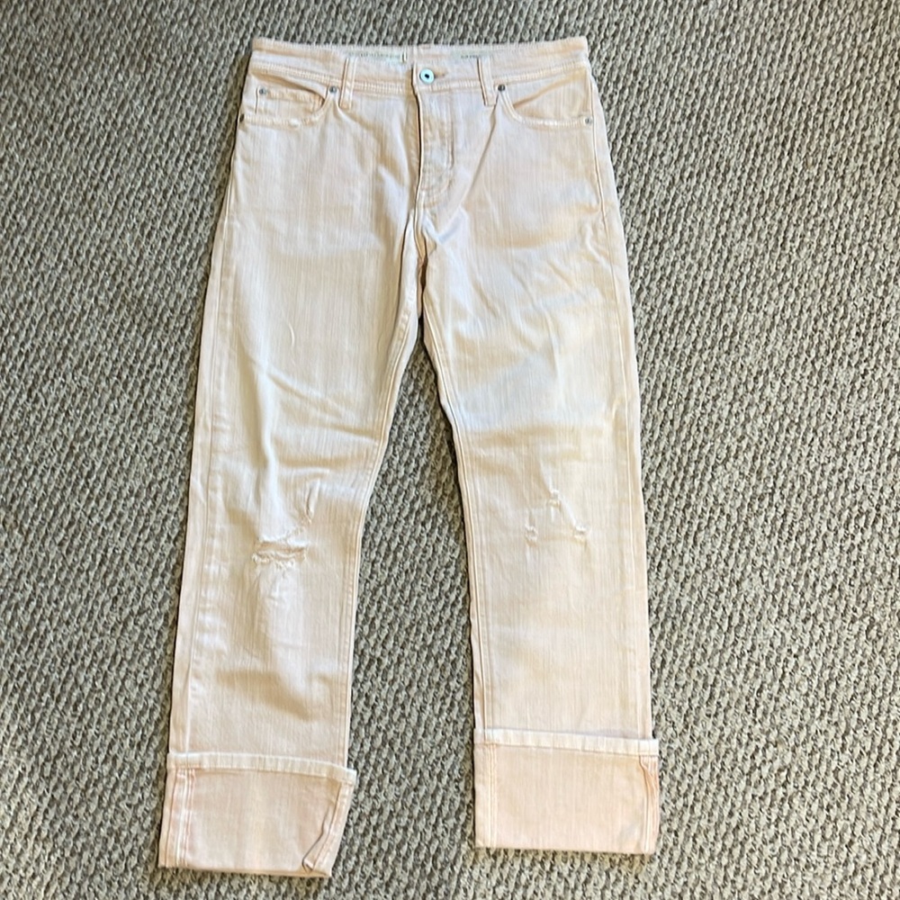 EUC Pilcro and the Letterpress by Anthropologie size 28 blush pink jeans